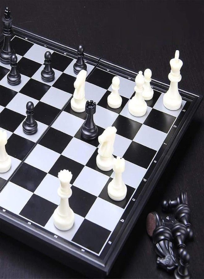 Drumil Magnetic Travel Chess Set with Folding Chess Board Educational Toys for and Adults, 2 Players. - Image 1